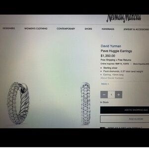 David Yurman Diamond Huggies